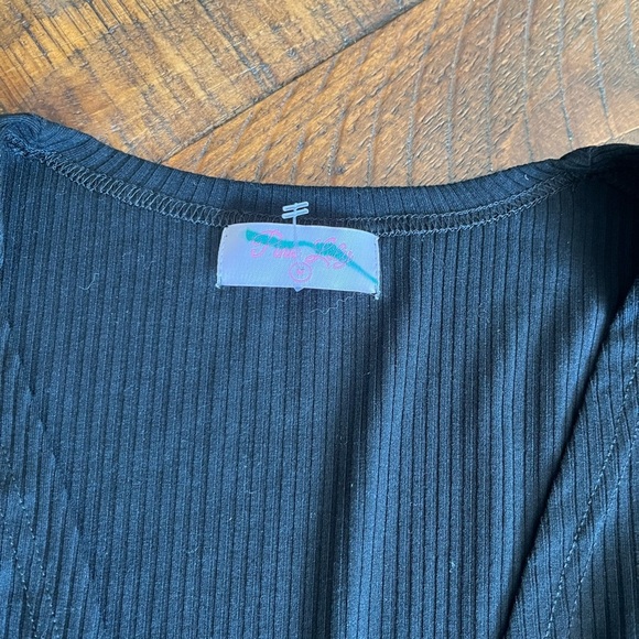 Pink Lily Chic Black Cut-Out Long Sleeve Dress - Picture 2 of 3